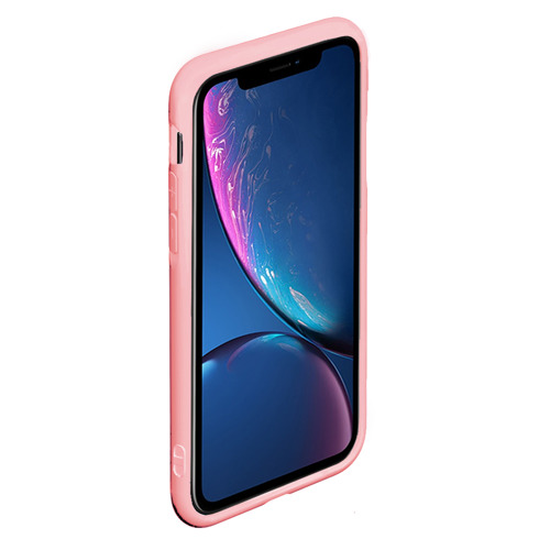 Чехол для iPhone XS Max матовый Черная кошка, цвет баблгам - фото 2