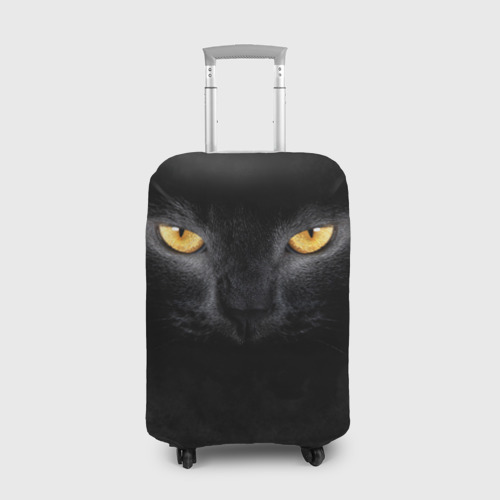 Чехол для чемодана 3D Черная кошка, цвет 3D печать