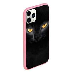 Чехол для iPhone 11 Pro Max матовый Черная кошка - фото 2