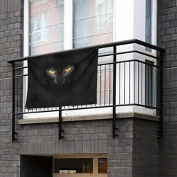Флаг-баннер Черная кошка - фото 2