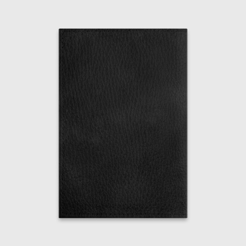 Обложка для паспорта матовая кожа Черная кошка, цвет черный - фото 2