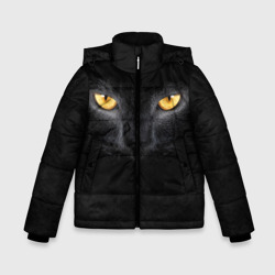Зимняя куртка для мальчиков 3D Черная кошка