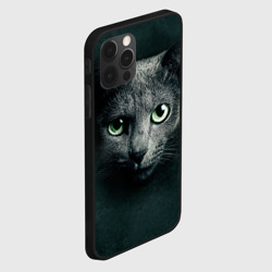 Чехол для iPhone 12 Pro Max Серый кот - фото 2