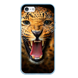 Чехол для iPhone 5/5S матовый Леопард