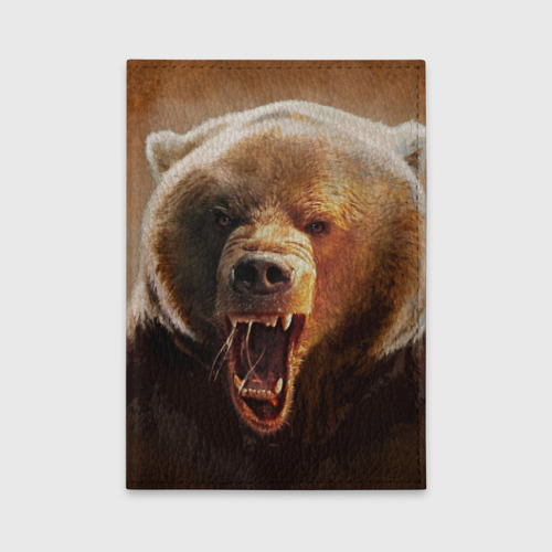 Обложка для автодокументов Медведь