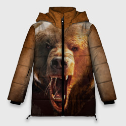 Женская зимняя куртка Oversize Медведь