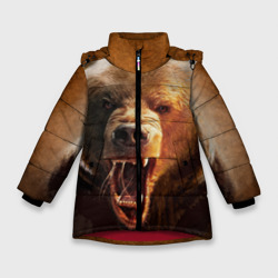 Зимняя куртка для девочек 3D Медведь