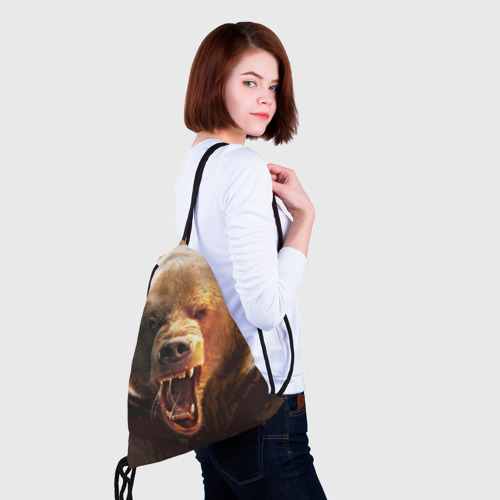 Рюкзак-мешок 3D Медведь - фото 5