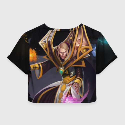 Женская футболка Crop-top 3D Invoker - фото 2