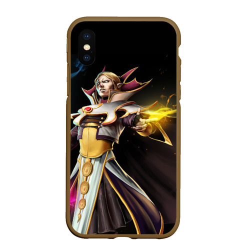 Чехол для iPhone XS Max матовый Invoker, цвет коричневый