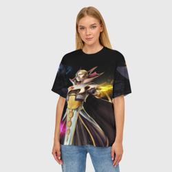 Женская футболка oversize 3D Invoker - фото 2