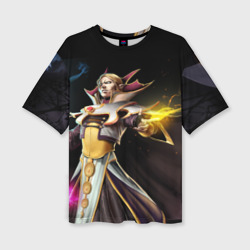 Женская футболка oversize 3D Invoker