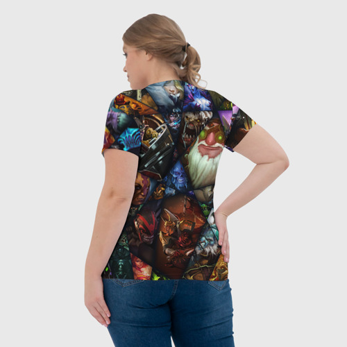 Женская футболка 3D All pic, цвет 3D печать - фото 7