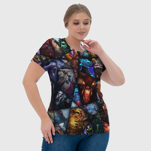Женская футболка 3D All pic, цвет 3D печать - фото 6