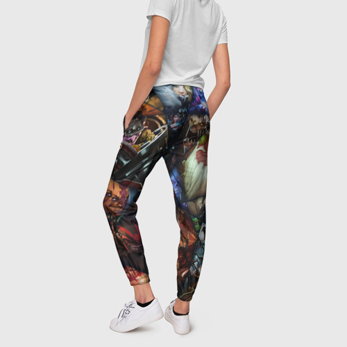 Женские брюки 3D All pic, цвет 3D печать - фото 4