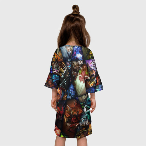 Детское платье 3D All pic, цвет 3D печать - фото 5