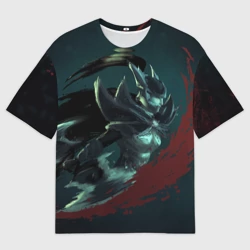 Женская футболка oversize 3D Phantom Assassin