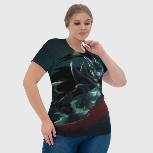 Женская футболка 3D с принтом Phantom Assassin, фото #4