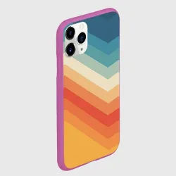 Чехол для iPhone 11 Pro матовый Полосы - фото 2