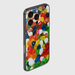 Чехол для iPhone 16 Pro силиконовый с защитой камеры Мармелад - фото 2