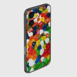 Чехол для iPhone 16 силиконовый с защитой камеры Мармелад - фото 2