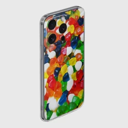 Чехол для iPhone 15 Pro Max силиконовый с защитой камеры Мармелад - фото 2