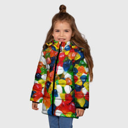Зимняя куртка для девочек 3D Мармелад - фото 2