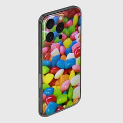 Чехол для iPhone 16 Pro силиконовый с защитой камеры Конфетки - фото 2