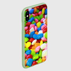 Чехол для iPhone XS Max матовый Конфетки - фото 2