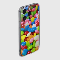 Чехол для iPhone 15 Pro Max силиконовый с защитой камеры Конфетки - фото 2