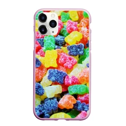 Чехол для iPhone 11 Pro Max матовый Мармеладные мишки