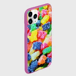 Чехол для iPhone 11 Pro матовый Мармеладные мишки - фото 2