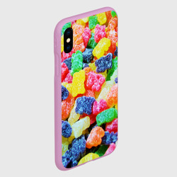 Чехол для iPhone XS Max матовый Мармеладные мишки - фото 2