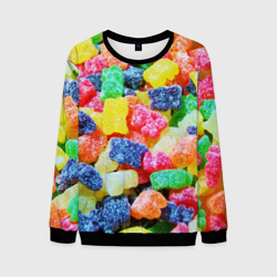 Мужской свитшот 3D Мармеладные мишки