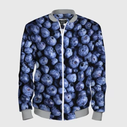 Мужской бомбер 3D Черника
