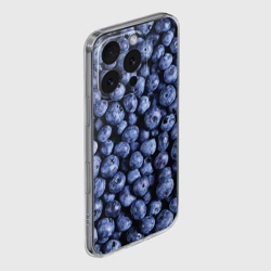 Чехол для iPhone 16 Pro Max силиконовый с защитой камеры Черника - фото 2