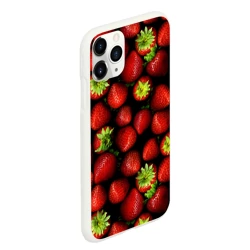 Чехол для iPhone 11 Pro Max матовый Клубничка - фото 2