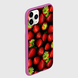 Чехол для iPhone 11 Pro матовый Клубничка - фото 2