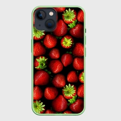 Чехол для iPhone 14 Клубничка