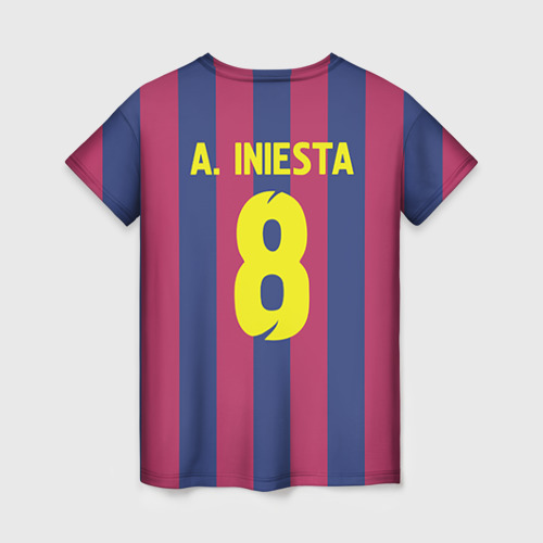 Женская футболка 3D A. Iniesta, цвет 3D печать - фото 2