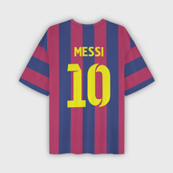 Мужская футболка oversize 3D Messi