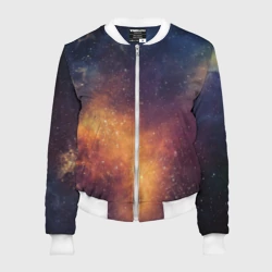 Женский бомбер 3D Космос
