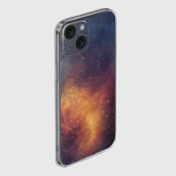 Чехол для iPhone 15 силиконовый с защитой камеры Космос - фото 2