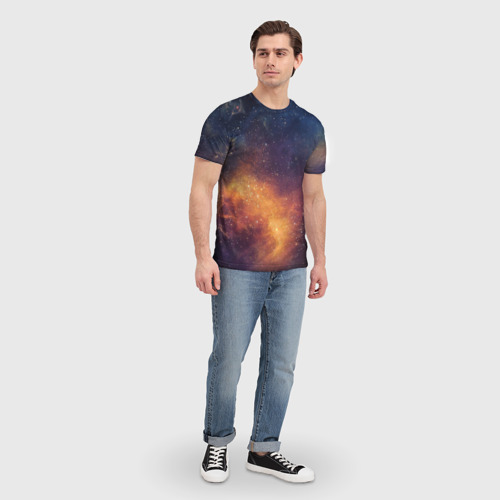 Мужская футболка 3D Космос, цвет 3D печать - фото 5