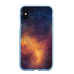 Чехол для iPhone XS Max матовый Космос