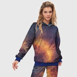 Женский костюм с толстовкой 3D Космос - фото 2