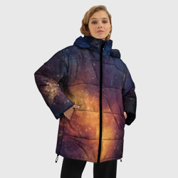 Женская зимняя куртка Oversize Космос - фото 2