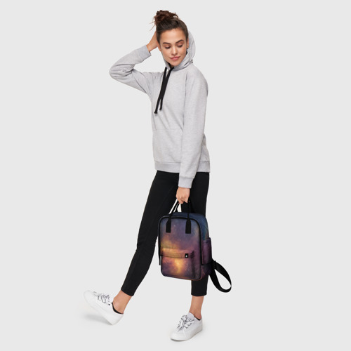 Женский рюкзак 3D с принтом Космос, фото #4
