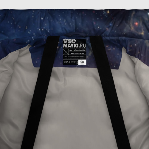 Женская зимняя куртка Oversize Космос, цвет светло-серый - фото 7