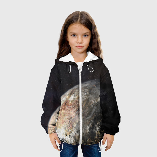 Детская куртка 3D Плутон, цвет белый - фото 4